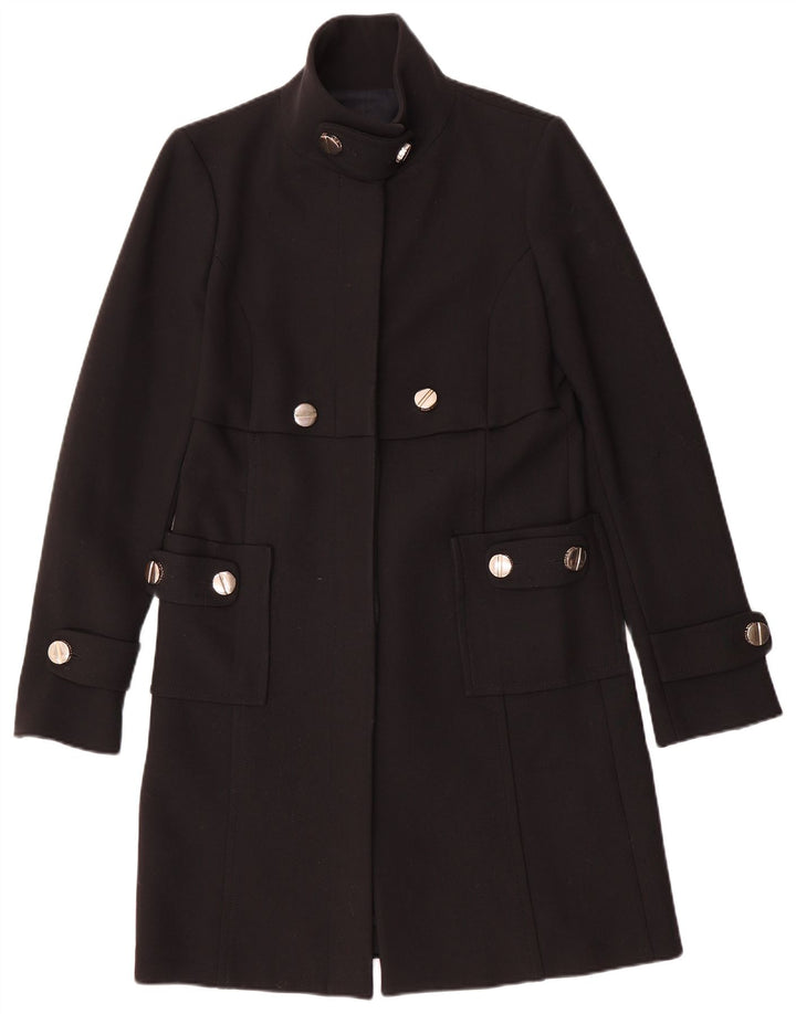 Cristinaeffe Damen Mantel IT 44 Mittelschwarze Wolle