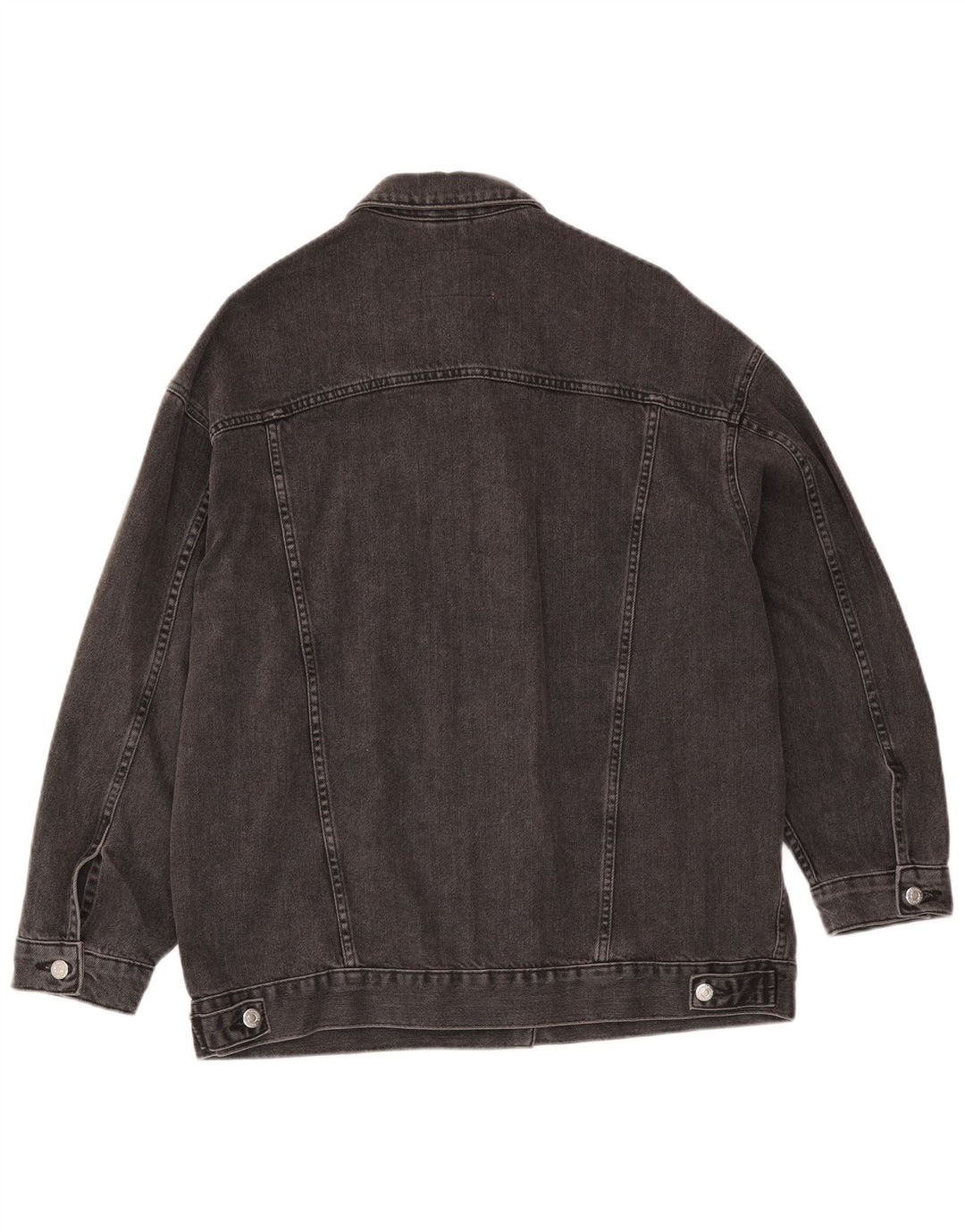 Topshop Damen-Jeansjacke in Übergröße, Größe S, Größe S, Grau, Baumwolle