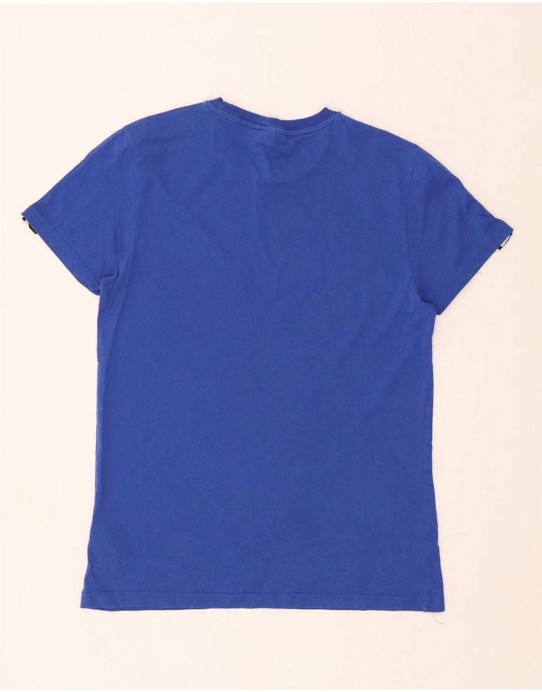 FILA Herren-T-Shirt mit Grafik, Größe S, Blau, Colourblock-Baumwolle