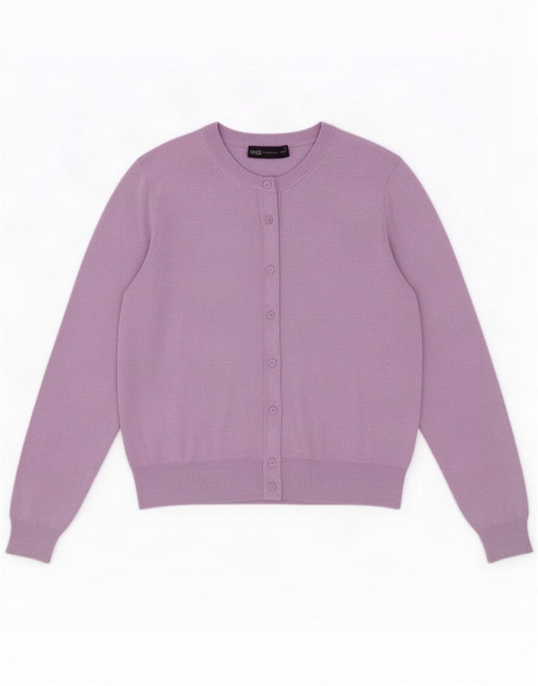 Marks & Spencer Damen Cardigan Pullover UK 16 Large Lila Viskose