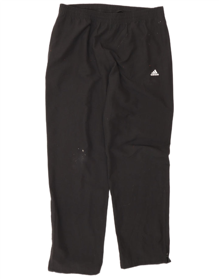 Adidas Herren-Trainingshose, groß, aus schwarzem Polyester