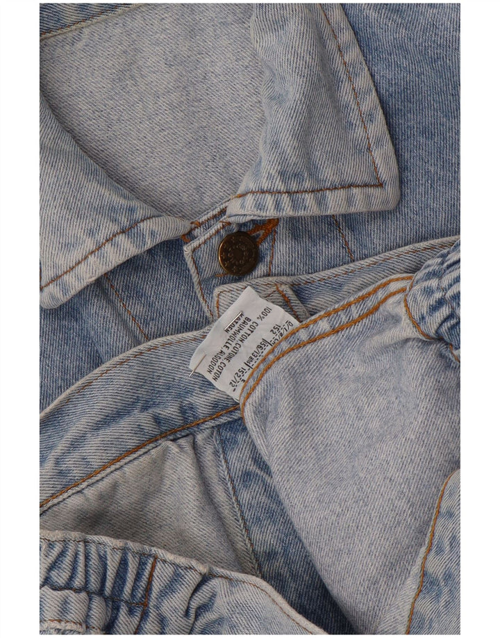 Vintage Jeansjacke für Jungen, 12–13 Jahre, blaue Baumwolle