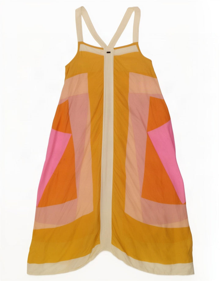 O'Neill Damen Neckholder-Kleid UK 10 Small Mehrfarbig Colourblock Beach