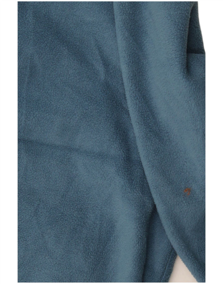 Marks & Spencer Herren Fleecejacke UK 38 Mittelblaues Polyester