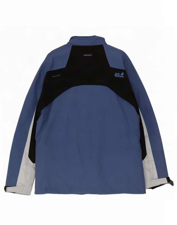 Jack Wolfskin Herren Skijacke UK 40/42 Large Blue Colourblock Polyamid