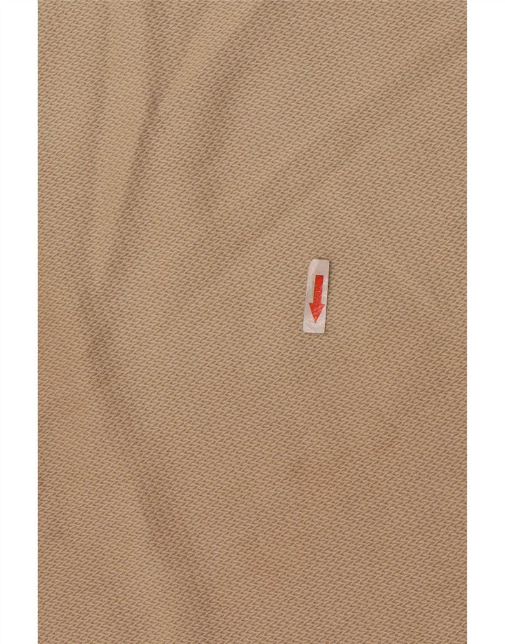 Zara Herren T-Shirt Top Mittelbeige Baumwolle