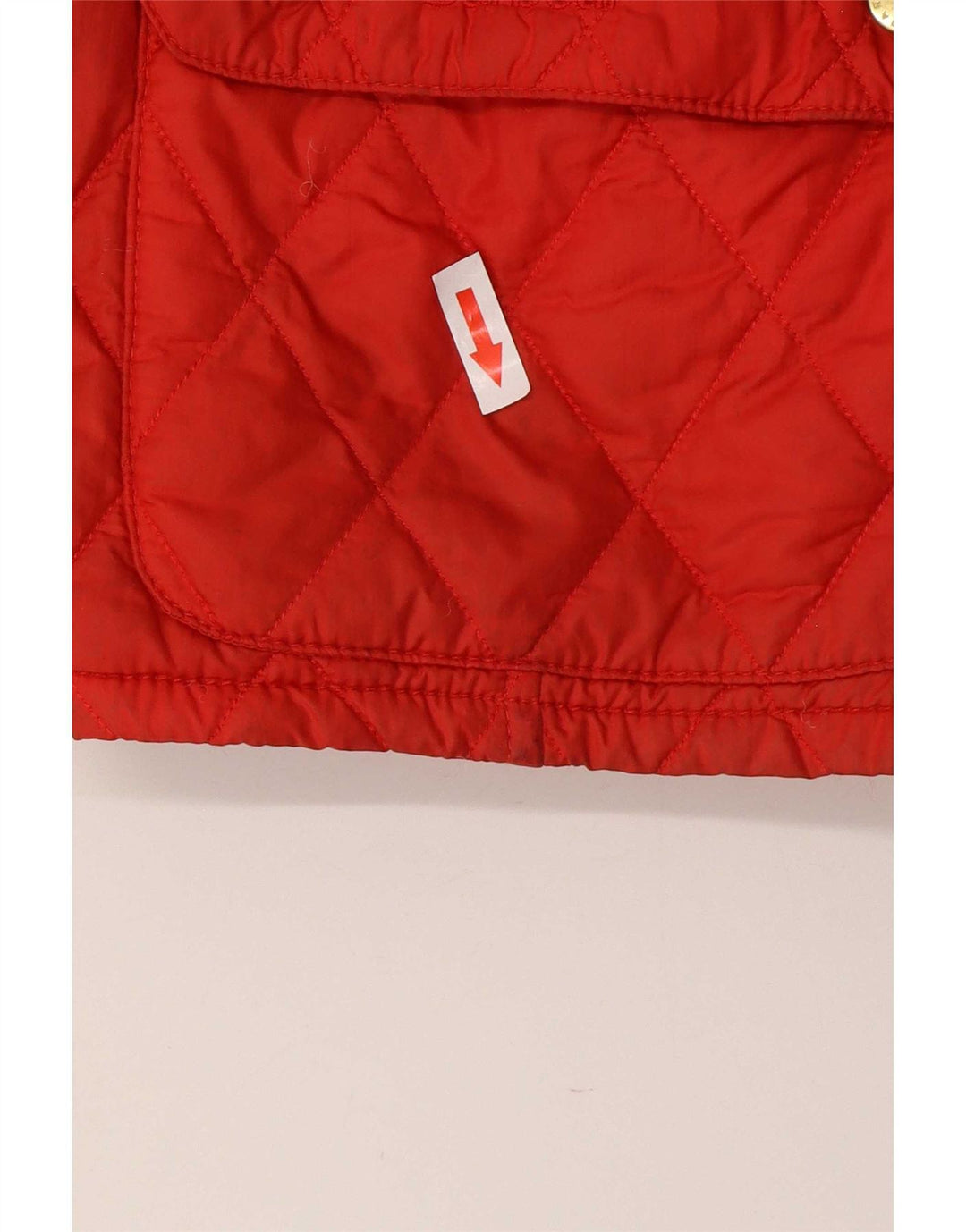 Barbour Damen Steppjacke UK 12 Mittelrotes Polyamid