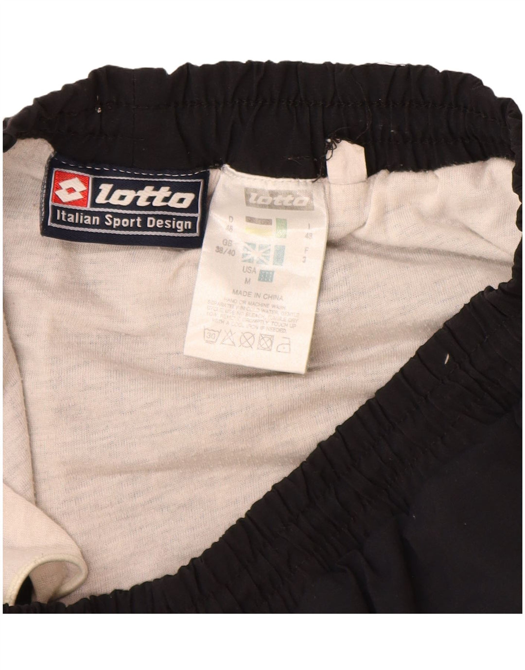 LOTTO Herren Sportshorts UK 38/40 Medium Schwarz Polyamid