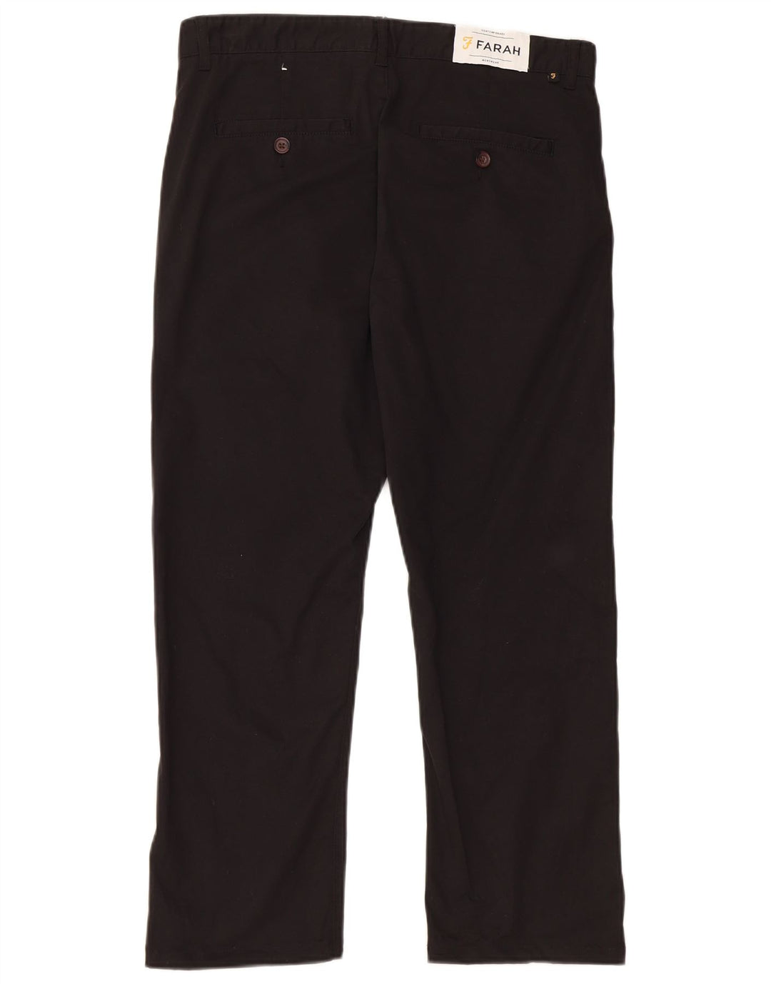 Farah Herren-Kurzhose, W30, L24, schwarze Baumwolle