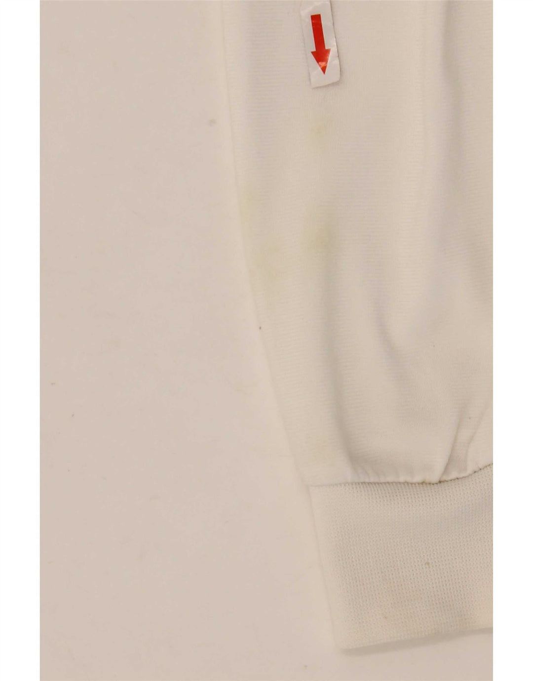Adidas Herren-Trainingsanzug-Top-Jacke, großes weißes Polyester