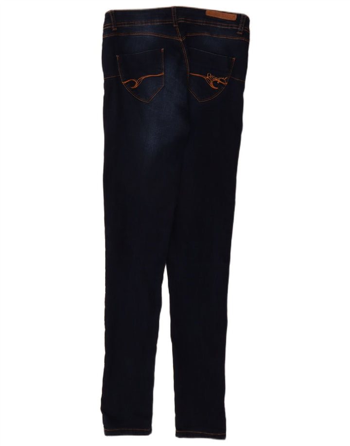 Desigual Damen Skinny Jeans W30 L34 Marineblau