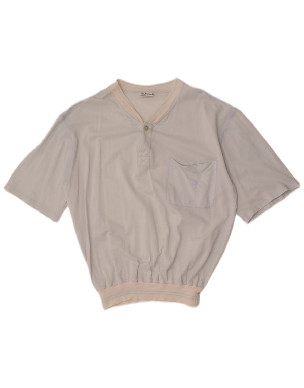 Cerruti 1881 Mens T-Shirt Top Large Blue Cotton