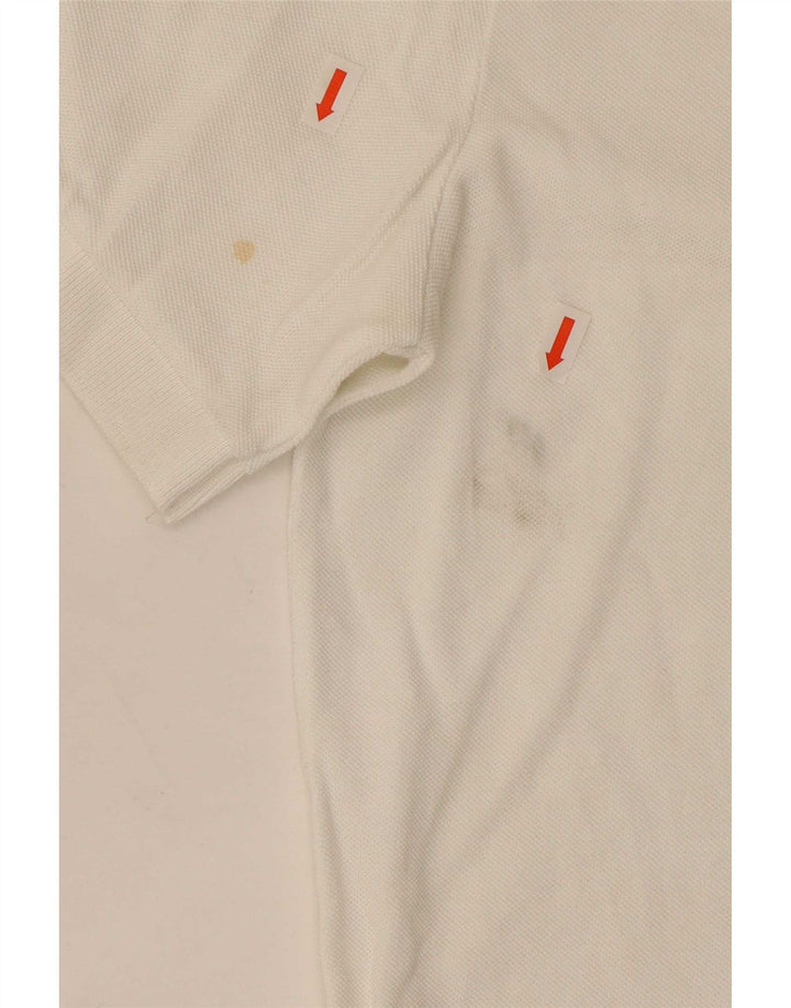 Paul Smith Herren-Poloshirt, Größe S, weiße Baumwolle