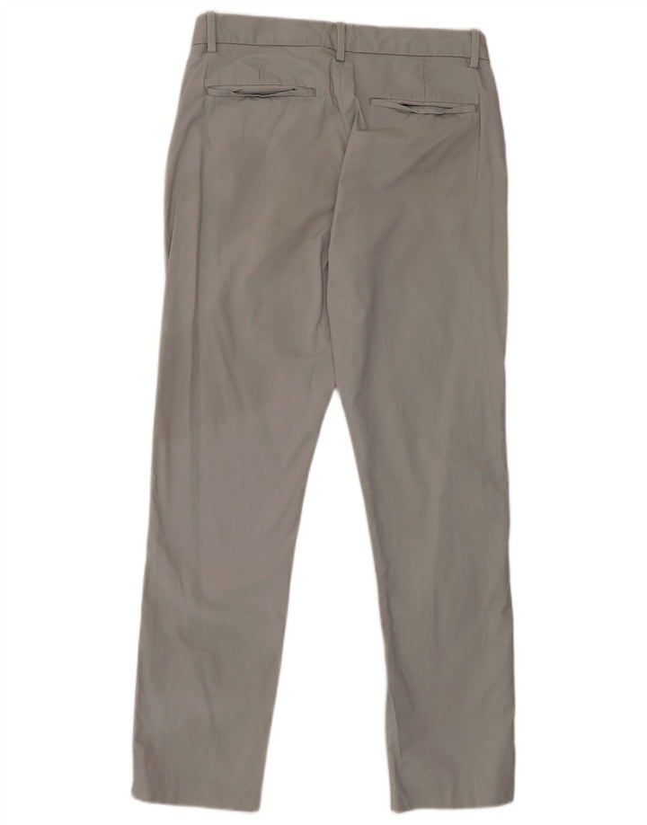 Marks & Spencer Slim Chino-Hose für Herren, W30 L29, graue Baumwolle