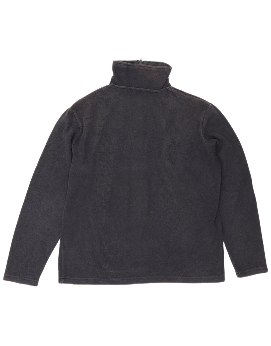 Zara Herren-Pullover mit Reißverschluss, XL, Marineblau, Baumwolle