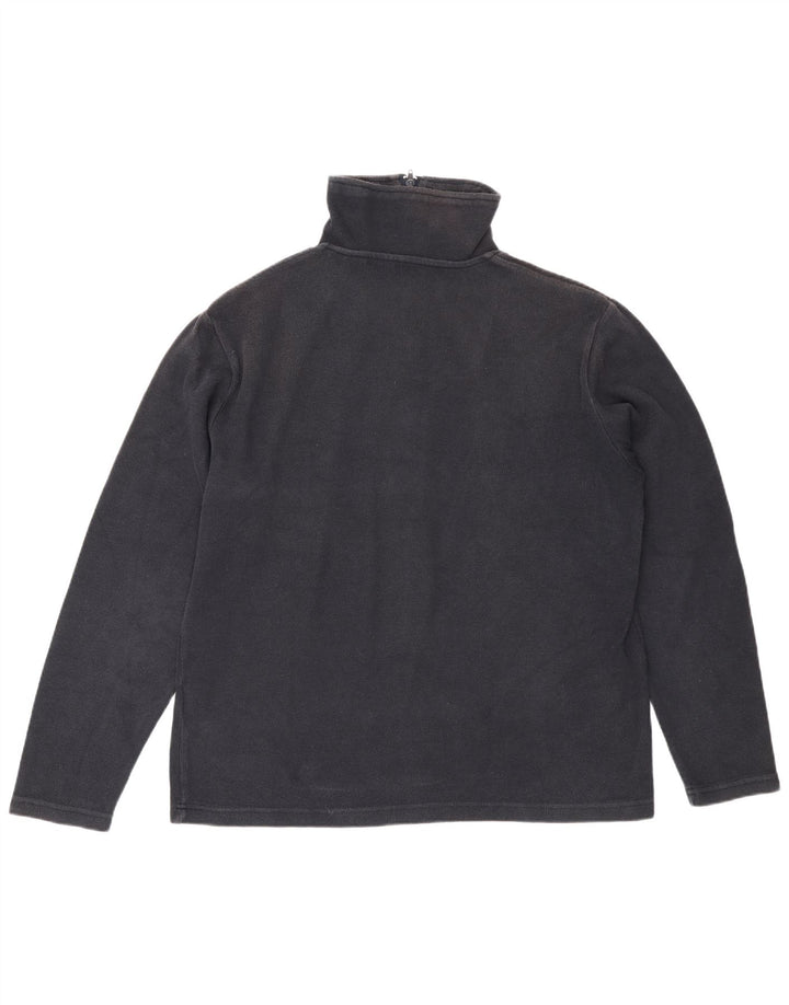 Zara Herren-Pullover mit Reißverschluss, XL, Marineblau, Baumwolle