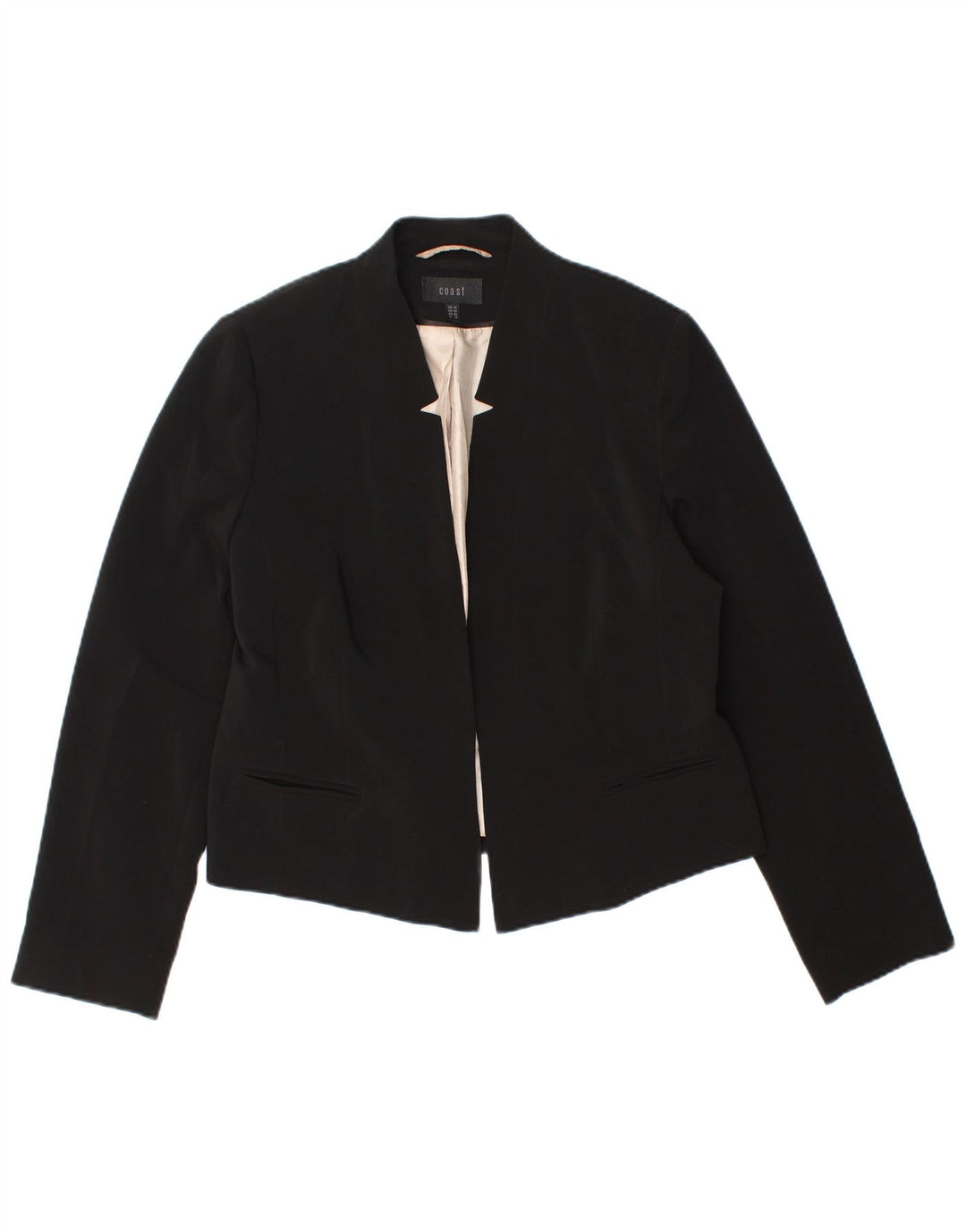 Coast Damen Blazer Jacke UK 14 Large Schwarz Polyester