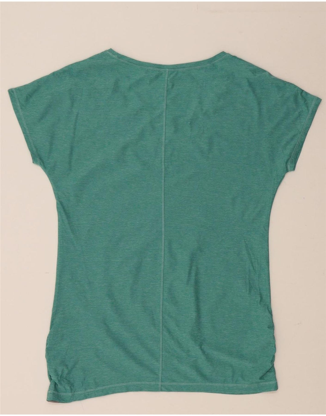 EDDIE BAUER Womens T-Shirt Top UK 14 Medium Turquoise Polyester Vintage Eddie Bauer and Second-Hand Eddie Bauer from Messina Hembry 