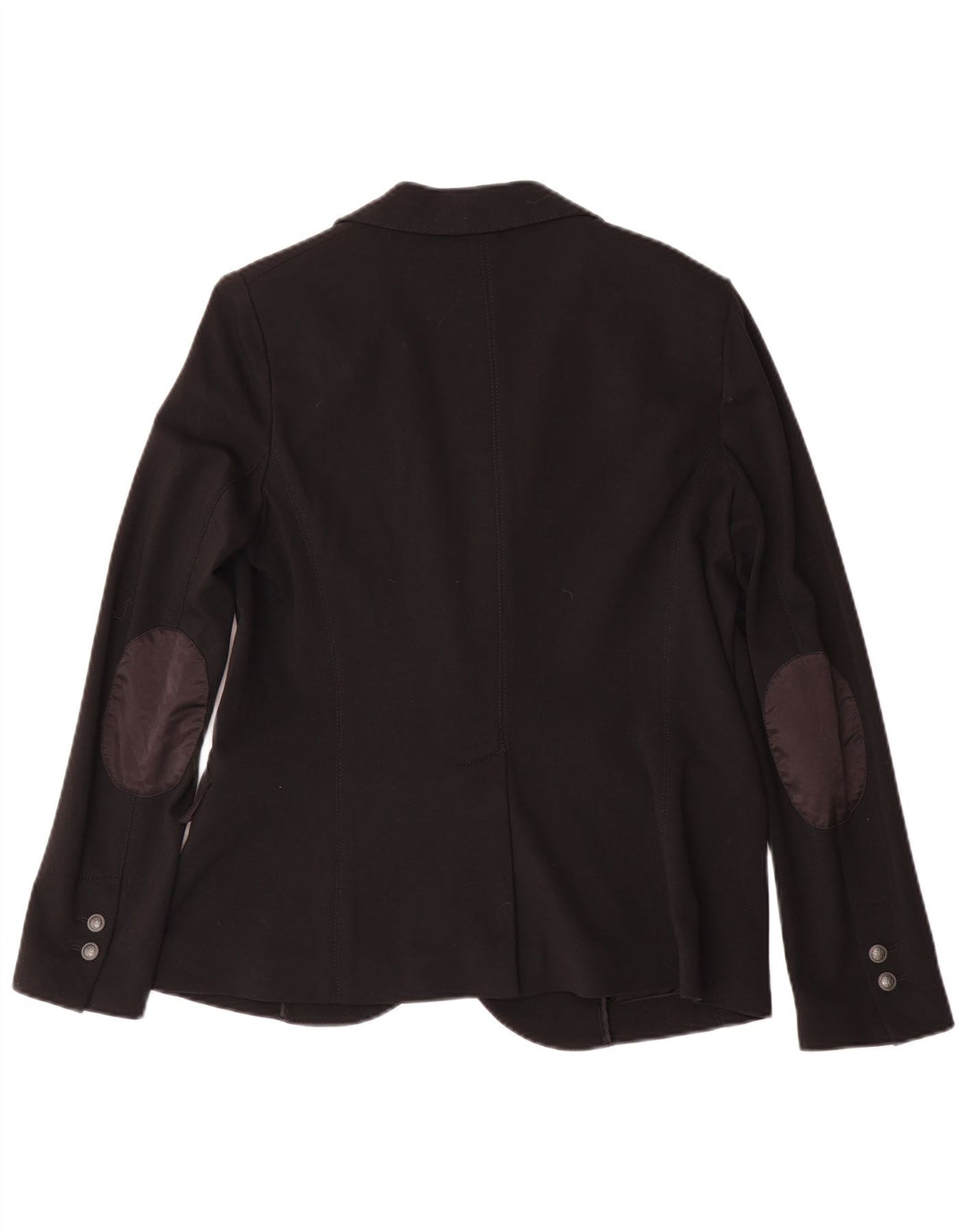 Trussardi Jeans Damen-Blazer mit 2 Knöpfen, IT 46, groß, schwarze Viskose