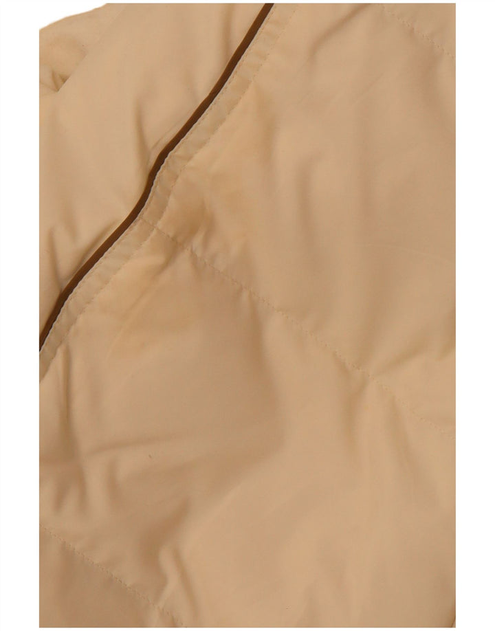 FILA Herren Wattierte Jacke UK 40 Large Gelb Polyester