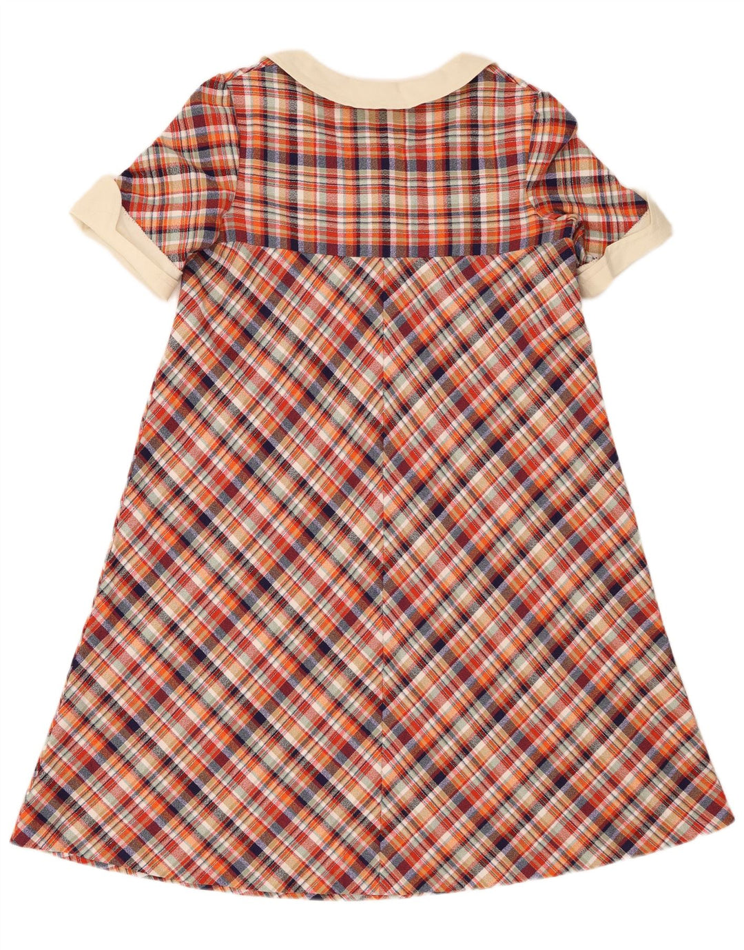 Vintage Damen A-Linie Kleid US 4 Small Red Check