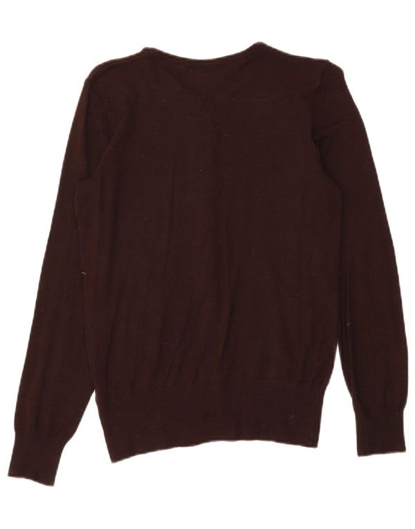Marks & Spencer Damen-Cardigan-Pullover UK 10 Small Braune Viskose