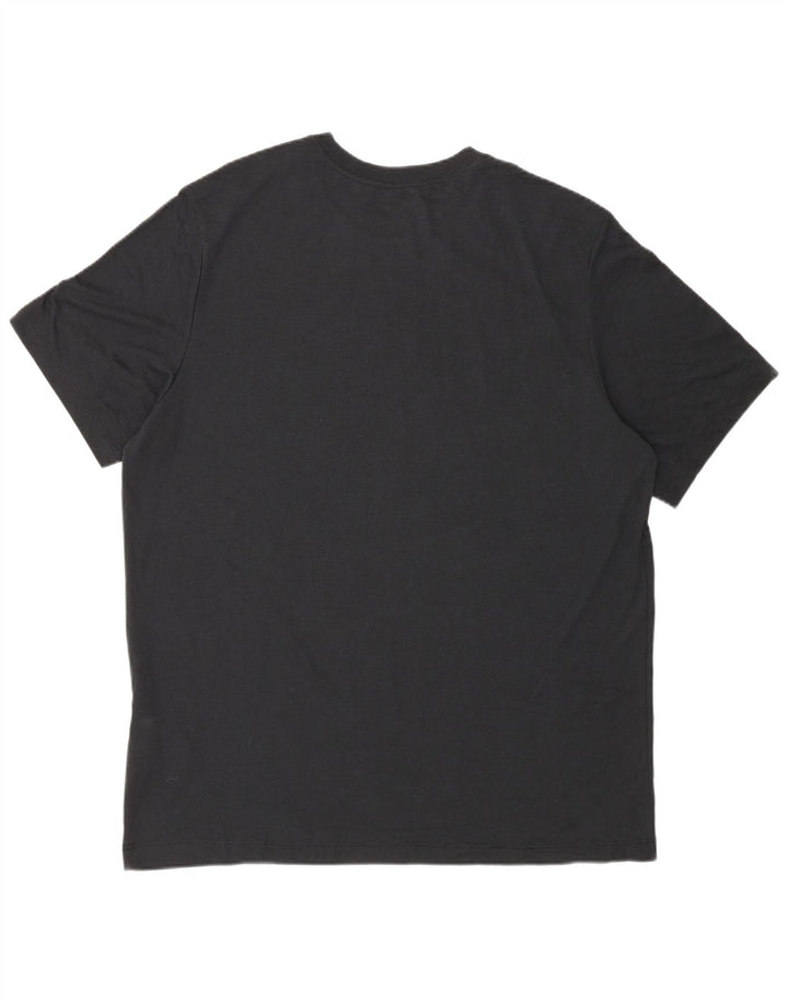 Nike Herren Dri Fit Graphic T-Shirt Top XL Schwarz Polyester