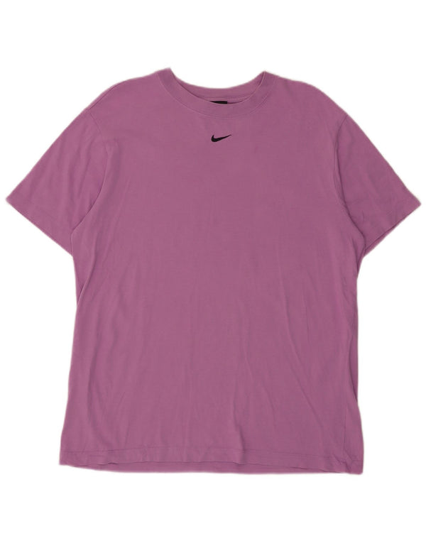 NIKE Herren T-Shirt Top Small Lila Baumwolle
