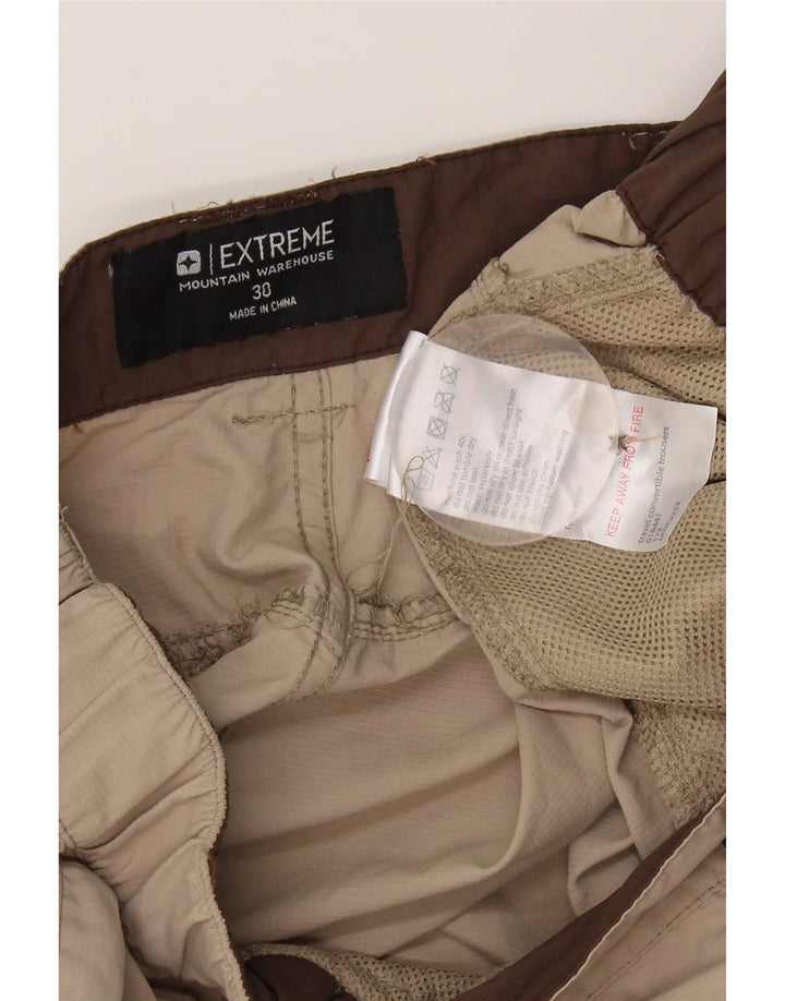 Mountain Warehouse Gerade Cargohose für Damen, W30, L31, beiges Nylon