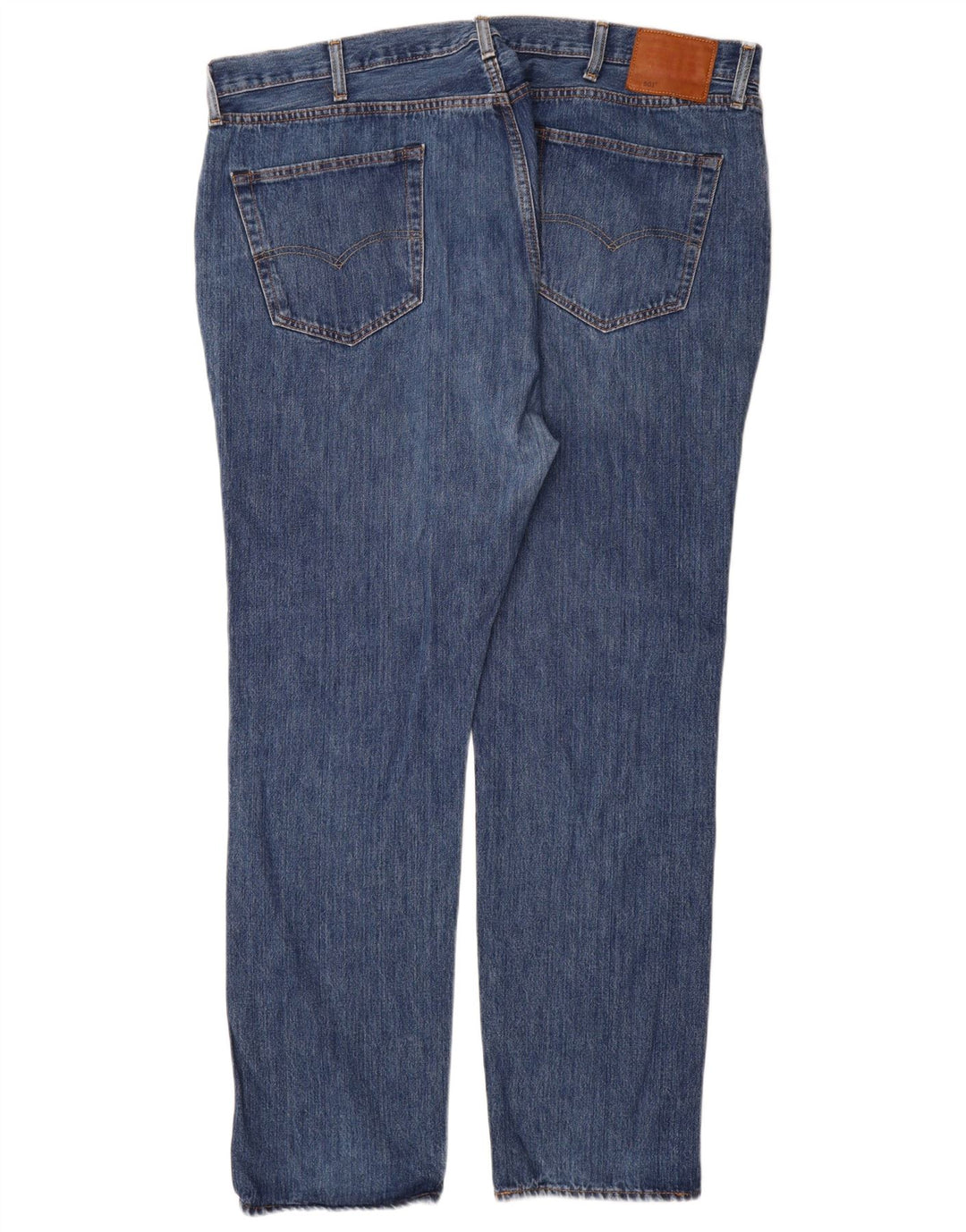 Levi's Herren 501 Straight Jeans W44 L34 Blaue Baumwolle