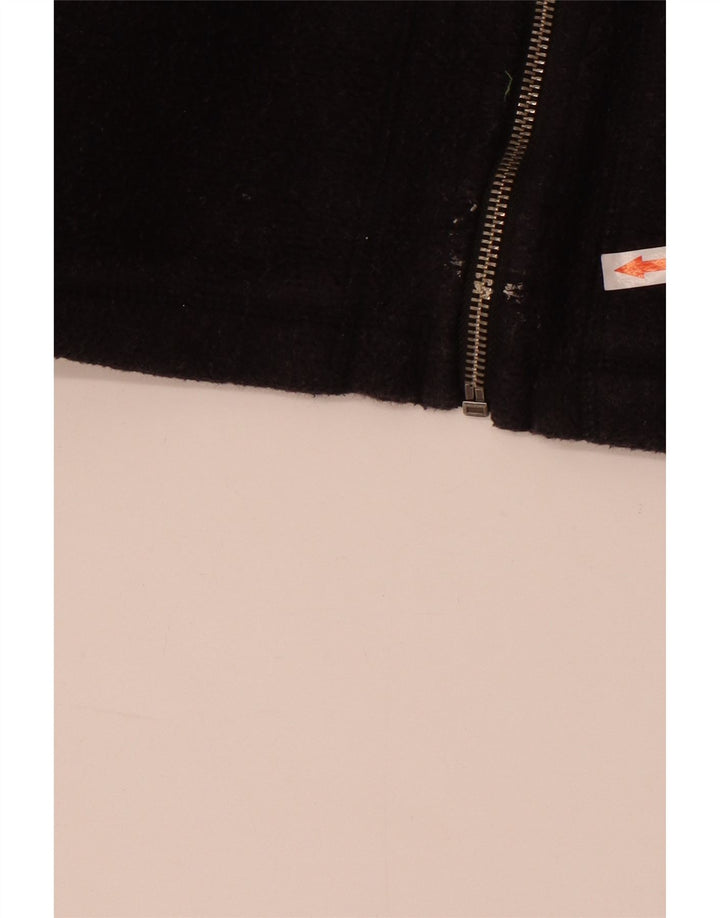 Fat Face Damen-Kapuzenpullover mit Reißverschluss, UK 14, mittelschwarz, Baumwolle