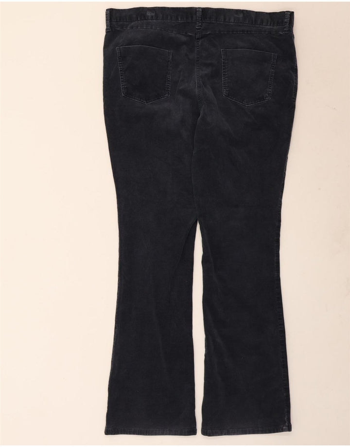 Marks & Spencer Damen Bootcut-Cordhose W40 L33 Marineblau