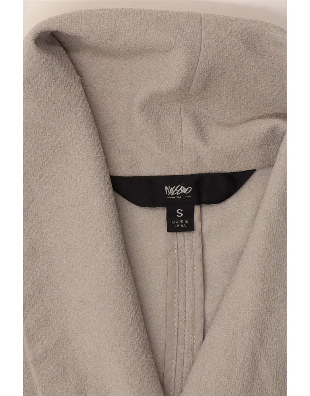 MOSSIMO Womens Open Blazer Jacket UK 10 Small Grey Vintage Mossimo and Second-Hand Mossimo from Messina Hembry 