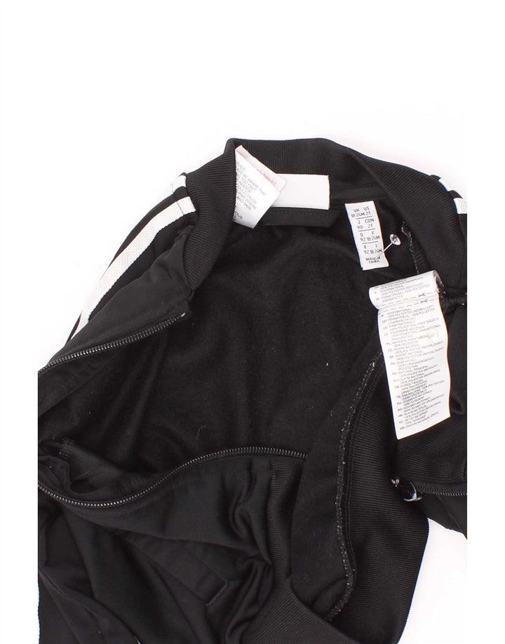 Adidas Baby-Jungen-Trainingsanzugoberteil mit Grafik, 18–24 Monate, schwarzes Polyester