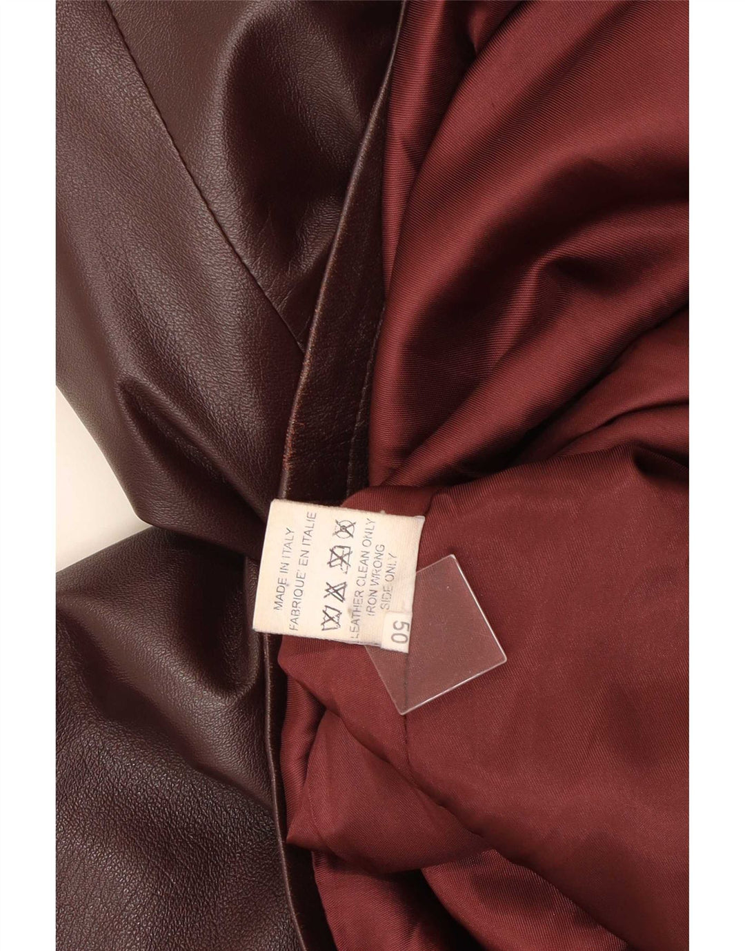 Basetti Damen Ledermantel IT 50 XL Braunes Leder