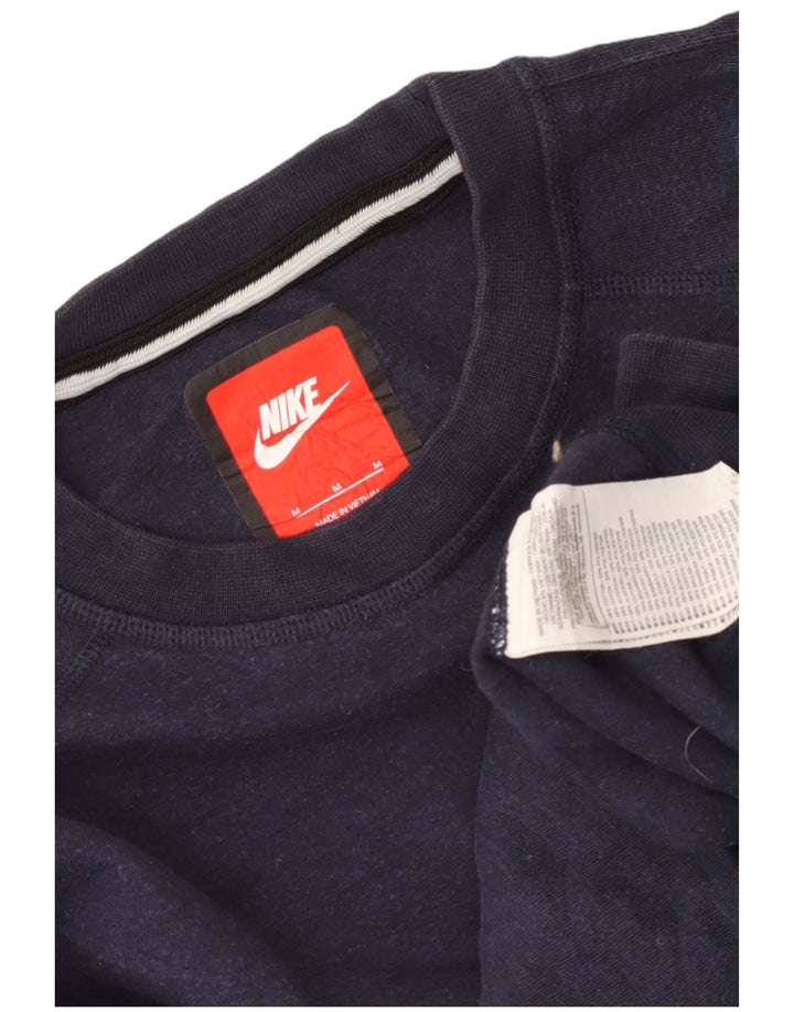 Nike Herren-Sweatshirt, mittelgroß, marineblau, Baumwolle