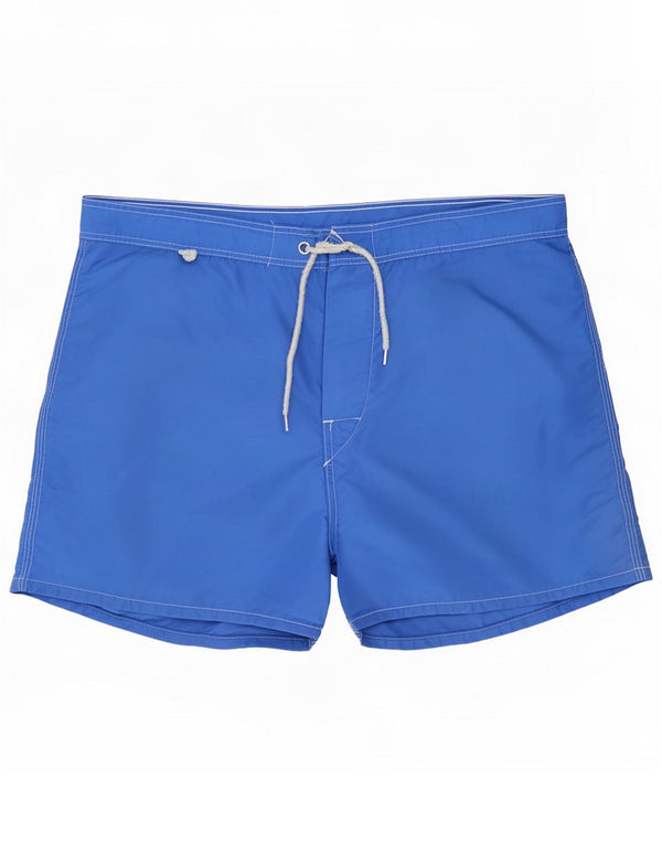 Sundek Herren-Badeshorts, groß, blaues Colourblock-Nylon