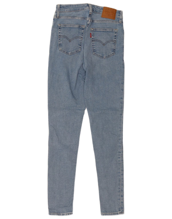Levi's Damen 721 High Rise Skinny Jeans W28 L30 Blaue Baumwolle
