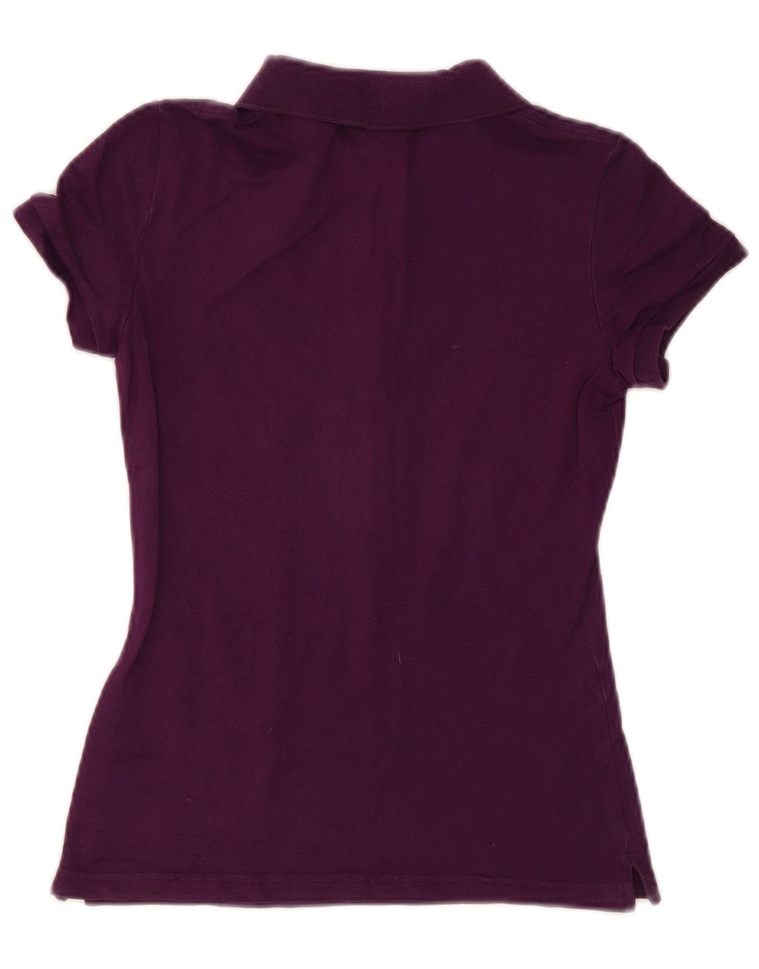 Lacoste Damen Poloshirt Größe 36 Small Lila Baumwolle