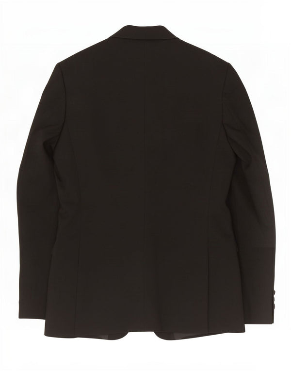 John Lewis Herren-Blazer mit 2 Knöpfen, UK 40, Größe L, Schwarz, Polyester