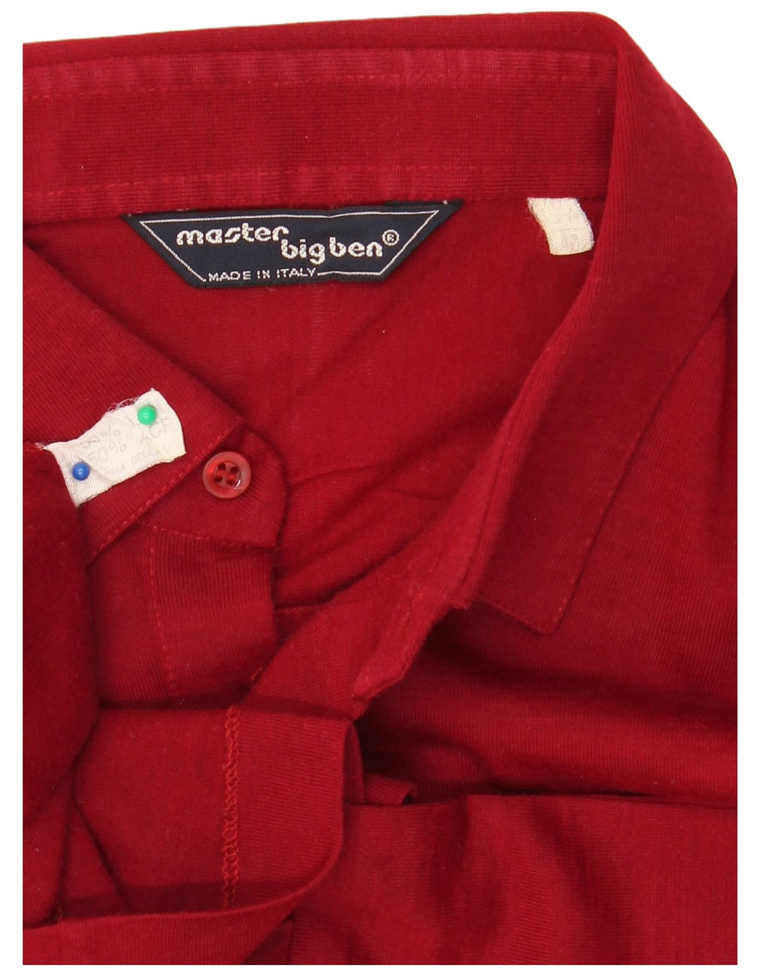 VINTAGE Herren Pullover Shirt Größe 40 15 1/2 Mittelrote Schurwolle