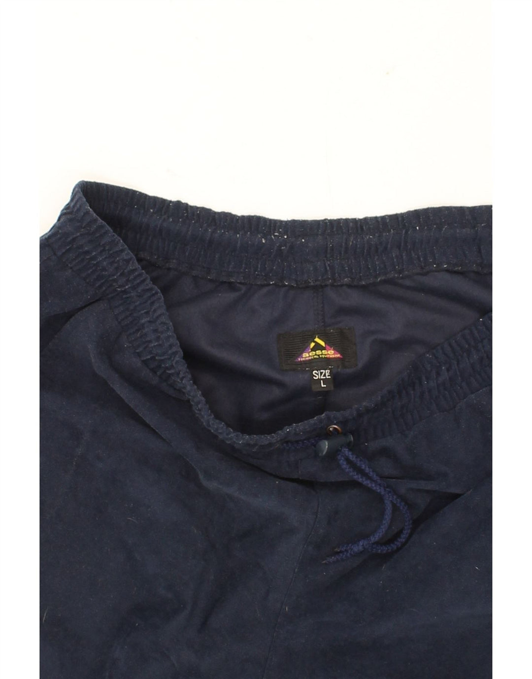 AESSE Mens Tracksuit Trousers Large Navy Blue Vintage Aesse and Second-Hand Aesse from Messina Hembry 