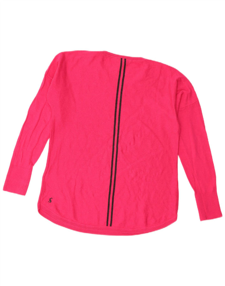 Joules Damen-Pullover mit Rundhalsausschnitt, UK 12, mittelrosa, Baumwolle