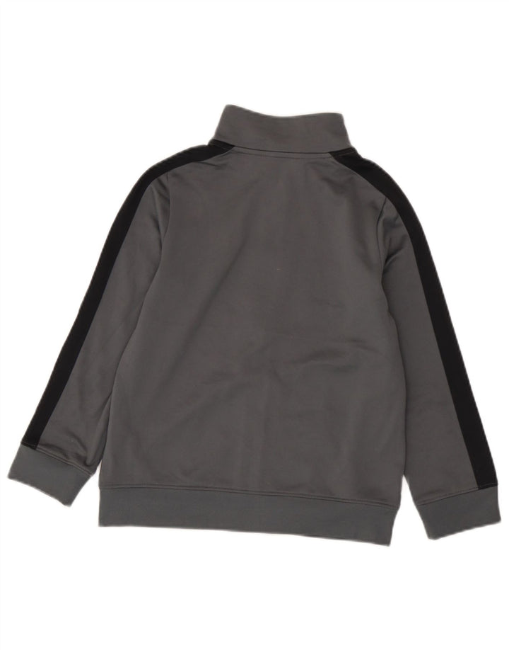 Under Armour Jungen-Trainingsanzug-Top-Jacke, 7–8 Jahre, Größe S, Grau, Farbblock