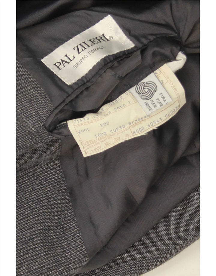 Pal Zileri Zweireihiger Herren-Blazer IT 52 XL aus grauer Wolle