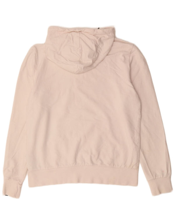 Nike Damen Graphic Hoodie Pullover UK 20/22 XL Weiße Baumwolle