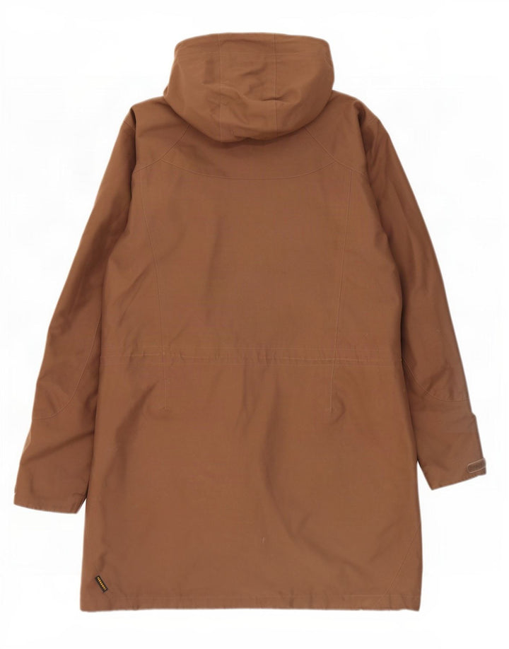 Jack Wolfskin Damen Parka mit Kapuze, UK 16, Größe L, braun, Polyester