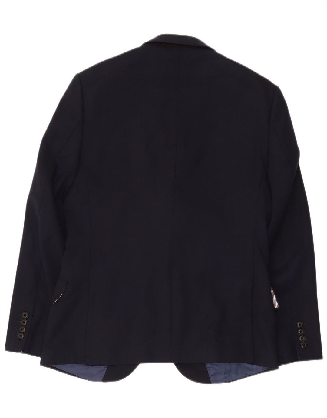 Marks & Spencer Herren-Blazer mit 2 Knöpfen, UK 38, Mittelblau, Schurwolle