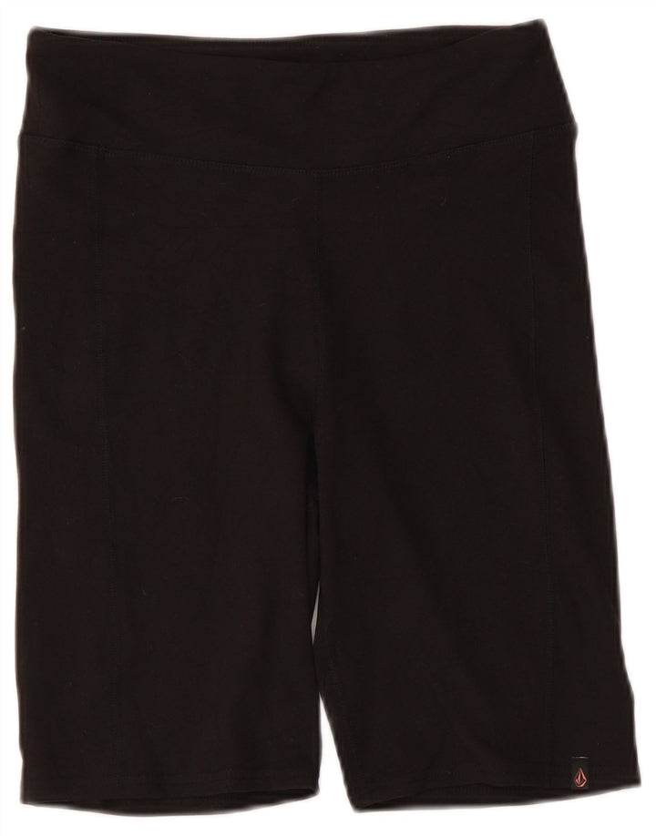 Volcom Damen Bermuda Sportshorts UK 12 Medium Schwarz Polyester