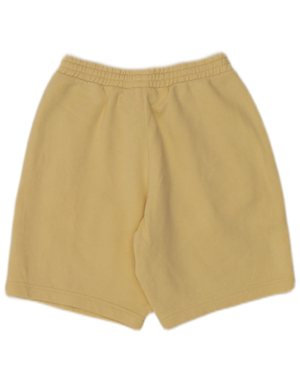 Adidas Damen Sportshorts UK 10 Small Gelbe Baumwolle